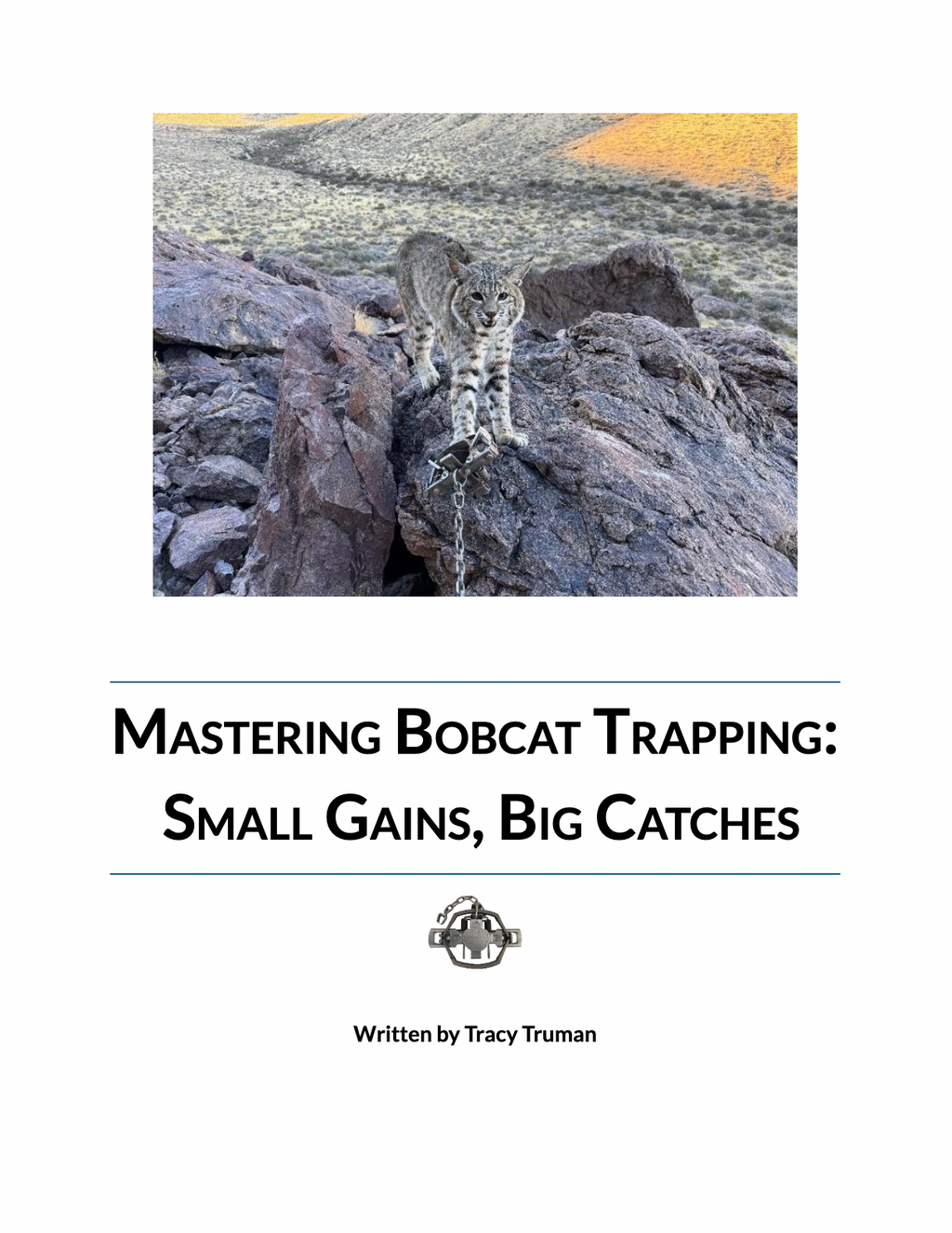 Mastering Bobcat Trapping Book & Enticer Chukar Feather Bundle
